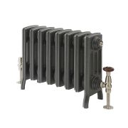Milano Isabel - Cast Iron Radiator - 357mm Tall - Antique Silver - Multiple Sizes Available
