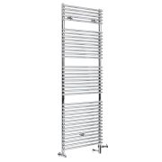Milano Arno - Chrome Dual Fuel Bar on Bar Heated Towel Rail 1738mm x 600mm