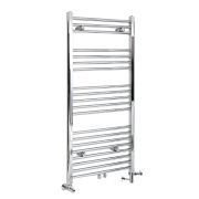 Milano Neva - Chrome Dual Fuel Heated Towel Rail 1188mm x 500mm