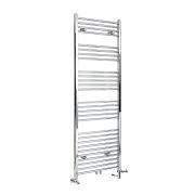 Milano Neva - Chrome Dual Fuel Heated Towel Rail 1600mm x 600mm