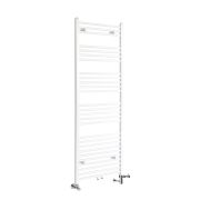 Milano Neva - White Dual Fuel Heated Towel Rail 1600mm x 600mm