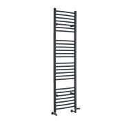 Milano Artle - Anthracite Dual Fuel Curved Heated Towel Rail 1800mm x 500mm