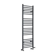 Milano Artle Dual Fuel - Curved Anthracite Heated Towel Rail - Choice of Size