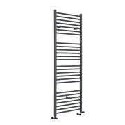 Milano Artle - Anthracite Dual Fuel Straight Heated Towel Rail 1800mm x 400mm