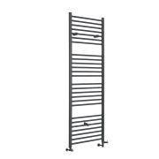 Milano Artle - Anthracite Dual Fuel Straight Heated Towel Rail 1800mm x 500mm