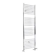 Milano Kent - Chrome Dual Fuel Straight Heated Towel Rail 1800mm x 500mm