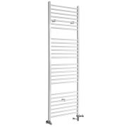 Milano Ive - White Dual Fuel Straight Heated Towel Rail 1800mm x 500mm