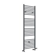 Milano Artle - Anthracite Dual Fuel Straight Heated Towel Rail 1800mm x 600mm