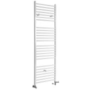 Milano Ive - White Dual Fuel Straight Heated Towel Rail 1800mm x 600mm