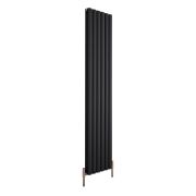 Milano Aruba Ayre - Aluminium Anthracite Vertical Designer Radiator 1800mm x 350mm (Double Panel)
