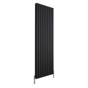 Milano Aruba Ayre - Aluminium Anthracite Vertical Designer Radiator 1800mm x 590mm (Double Panel)