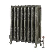 Milano Beatrix - Ornate Cast Iron Radiator - 768mm Tall - Antique Brass - Multiple Sizes Available