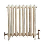 Milano Beatrix - Ornate Cast Iron Radiator - 768mm Tall - Antique White - Multiple Sizes Available