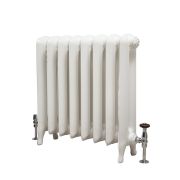 Milano Tamara - Oval Column Cast Iron Radiator - 560mm Tall - Antique White - Multiple Sizes Available