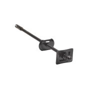 Milano - Cast Iron Radiator Straight Wall Stay - Black