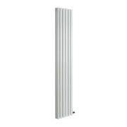 ECOSO Aruba Ardus - White Dry Heat 1700W Vertical Electric Designer Radiator - 1784mm x 354mm (Double Panel) - Choice of Wi-Fi Thermostat