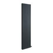 ECOSO Aruba Ardus - Anthracite Dry Heat 2300W Vertical Electric Designer Radiator - 1784mm x 472mm (Double Panel) - Choice of Wi-Fi Thermostat