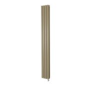 Milano x ECOSO Aruba - Electric Elk Brown Vertical Designer Radiator - Choice of Size and Wi-Fi Thermostat
