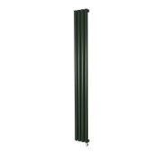 Milano x ECOSO Aruba - Electric Evergreen Vertical Designer Radiator - Choice of Size and Wi-Fi Thermostat