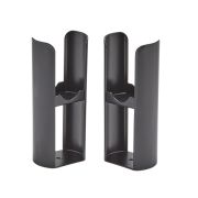 Milano Aruba - Modern Floor-Mounting Radiator Feet - Black