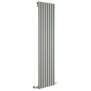 Milano Java - Silver Vertical Designer Radiator (Single Panel) - Choice of Size