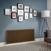 Milano Windsor - Horizontal Traditional Column Radiator - Triple Column - Choice of Metallic Colours and Sizes