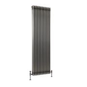 Milano Windsor - Lacquered Raw Metal Traditional Vertical Triple Column Radiator - Choice of Size