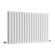 Milano Capri - White Horizontal Flat Panel Designer Radiator - Choice of Size