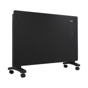 ECOSO Vitrum - Smart Electric Glass Panel Portable Heater - Plug-In/Hardwired Options and Choice of Wattage and Finish