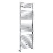 Milano Arno - Chrome Bar on Bar Heated Towel Rail - Choice of Size