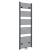 Milano Neva - Anthracite Central Connection Heated Towel Rail - Choice of Size