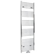Milano Neva - Chrome Central Connection Heated Towel Rail - Choice of Size