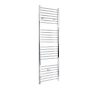 Milano Kent Electric - Straight Chrome Heated Towel Rail 1800mm x 400mm
