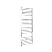 Milano Kent Electric - Straight Chrome Heated Towel Rail 1600mm x 500mm