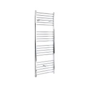 Milano Kent Electric - Straight Chrome Heated Towel Rail 1600mm x 600mm