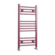 Milano Ive - Booth Red Straight Heated Towel Rail - Choice of Size