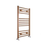 Milano Ive - Metallic Copper Straight Heated Towel Rail - Choice of Size