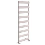 Milano Passo - White Aluminium Designer Towel Rail - Choice of Size
