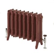 Milano Beatrix - 2 Column Cast Iron Radiator - 510mm Tall - Farrow & Ball Eating Room Red - Multiple Sizes Available