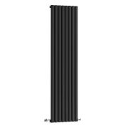 Milano Aruba - Black Vertical Designer Radiator 1780mm x 472mm (Single Panel)