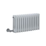 Milano Windsor - White Traditional Horizontal Electric Triple Column Radiator - 300mm x 605mm - Choice of Wi-Fi Thermostat