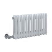 Milano Windsor - White Traditional Horizontal Electric Double Column Radiator - 300mm x 605mm - Choice of Wi-Fi Thermostat