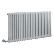 Milano Windsor - White Traditional Horizontal Electric Double Column Radiator - 600mm x 1190mm - Choice of Wi-Fi Thermostat