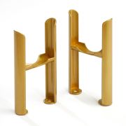 Milano Windsor - Traditional 3 Column Windsor Radiator Feet - Metallic Gold