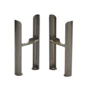 Milano Windsor - Traditional 3 Column Radiator Feet - Lacquered Raw Metal