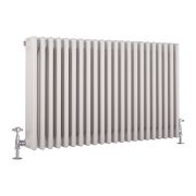 Milano Windsor - White Traditional Horizontal Four Column Radiator - Choice of Size