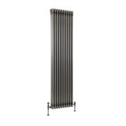 Milano Windsor - Lacquered Raw Metal Traditional Vertical Triple Column Radiator - 1800mm x 470mm