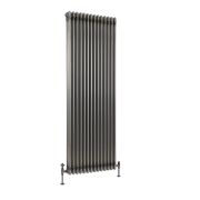 Milano Windsor - Lacquered Raw Metal Traditional Vertical Triple Column Radiator - 1800mm x 650mm