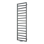 Terma ZigZag - Silver Vertical Heated Towel Rail 1780mm x 500mm
