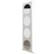 Carisa Circles - Aluminium Vertical Mirror Designer Radiator - 1800mm x 470mm - Choice of Finish
